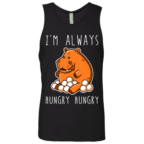 T-Shirts Black / Small Hungry Hungry Men's Premium Tank Top