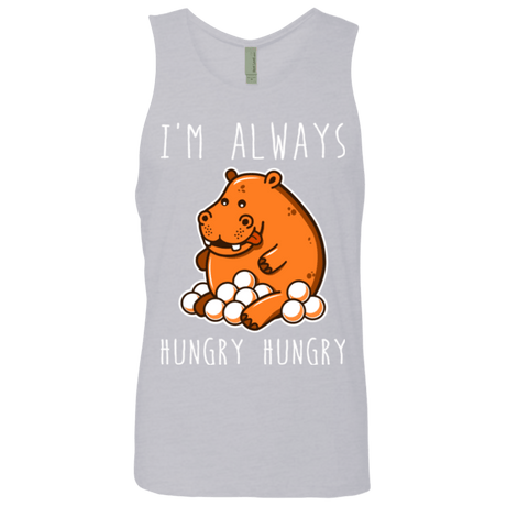 T-Shirts Heather Grey / Small Hungry Hungry Men's Premium Tank Top