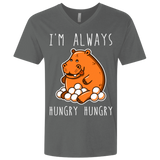 T-Shirts Heavy Metal / X-Small Hungry Hungry Men's Premium V-Neck