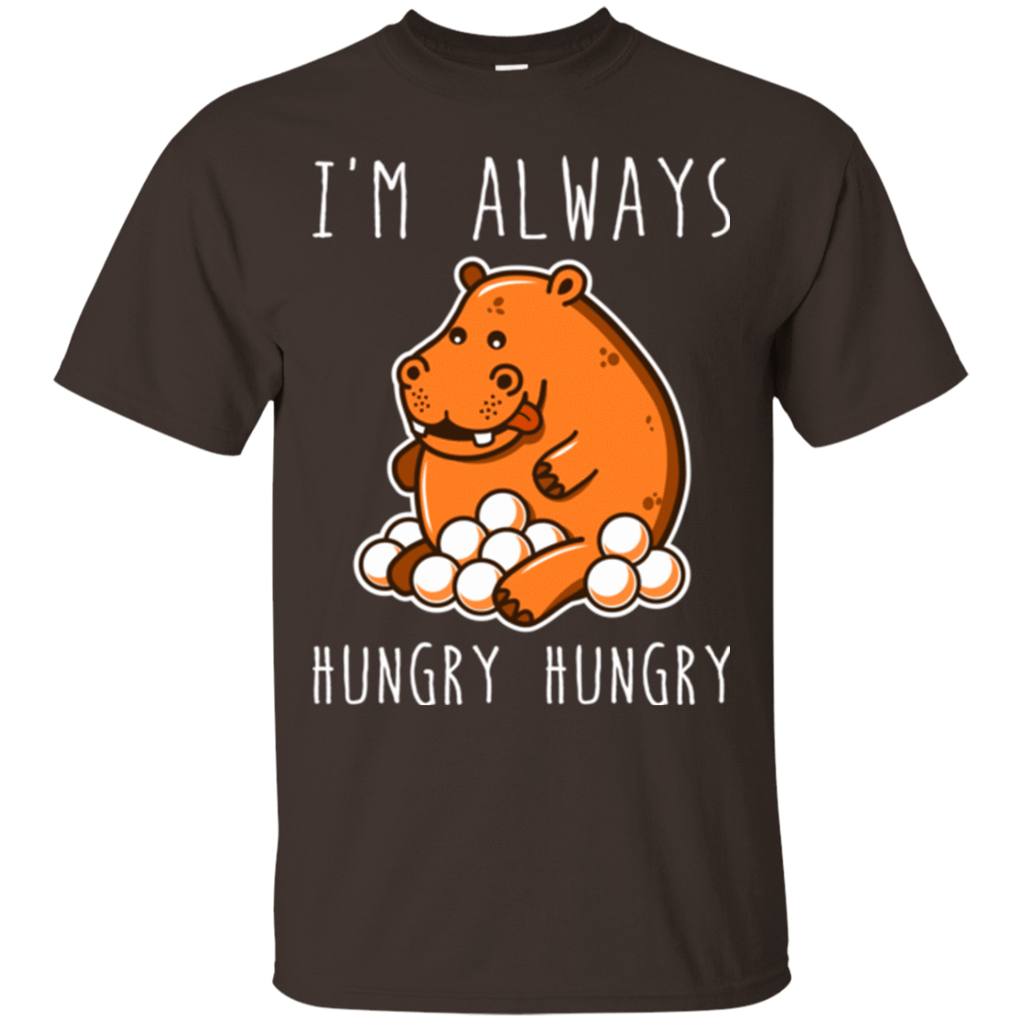 T-Shirts Dark Chocolate / Small Hungry Hungry T-Shirt