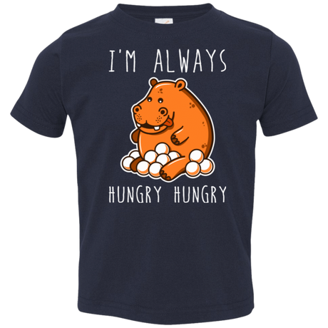 T-Shirts Navy / 2T Hungry Hungry Toddler Premium T-Shirt