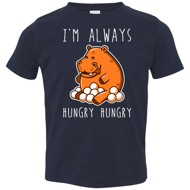 T-Shirts Navy / 2T Hungry Hungry Toddler Premium T-Shirt