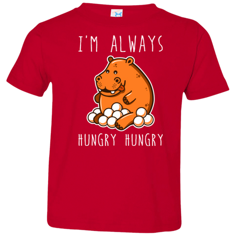 T-Shirts Red / 2T Hungry Hungry Toddler Premium T-Shirt