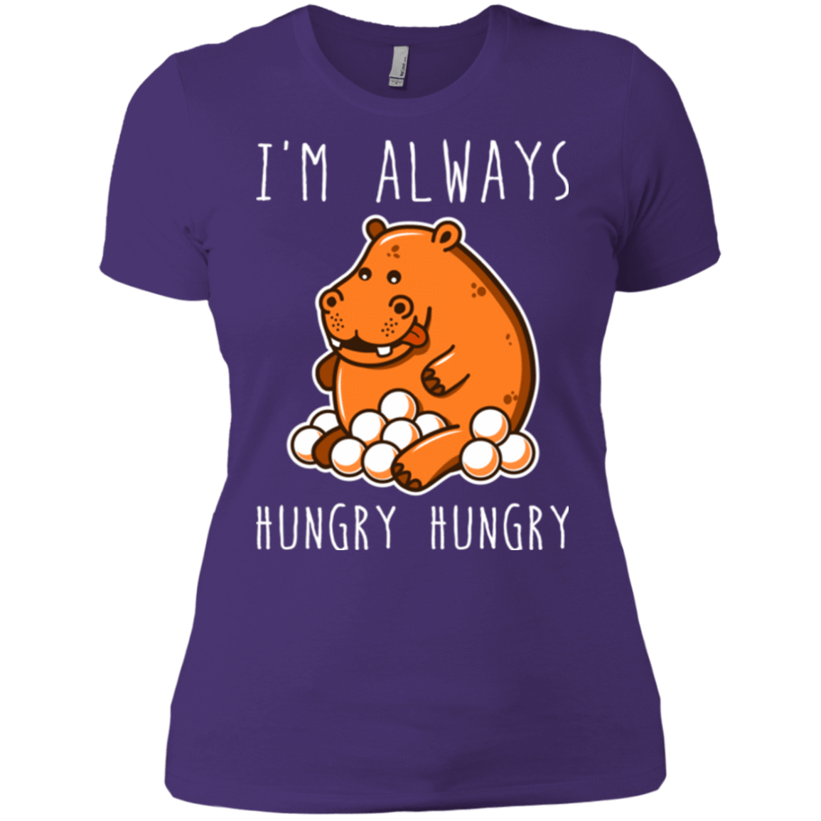 T-Shirts Purple / X-Small Hungry Hungry Women's Premium T-Shirt