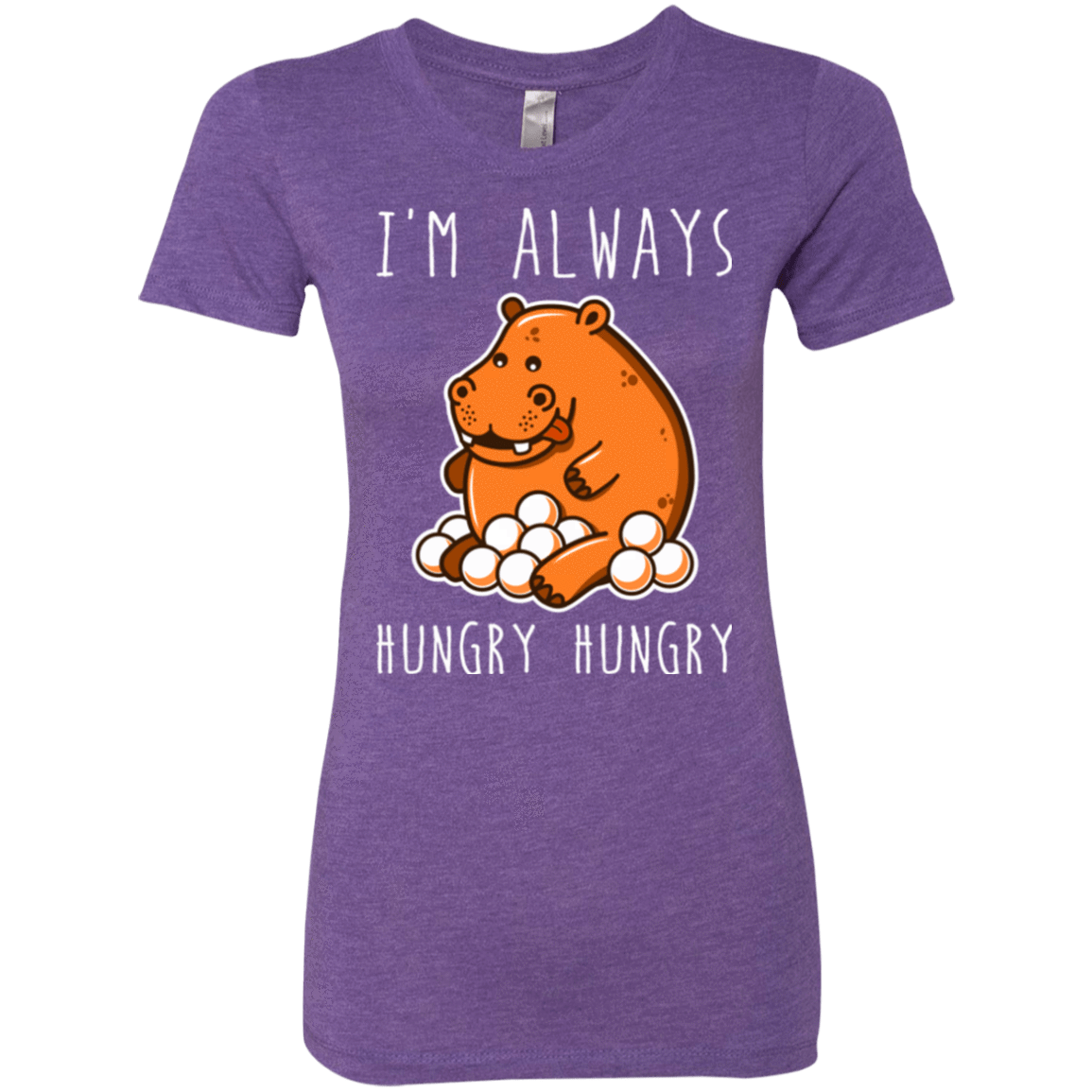 T-Shirts Purple Rush / Small Hungry Hungry Women's Triblend T-Shirt