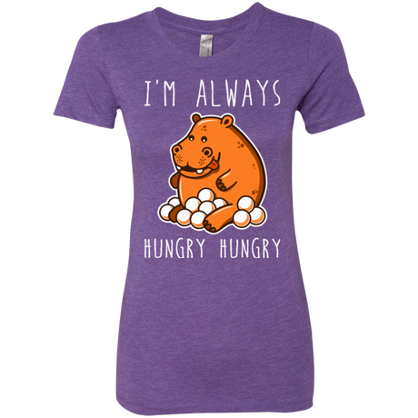 T-Shirts Purple Rush / Small Hungry Hungry Women's Triblend T-Shirt