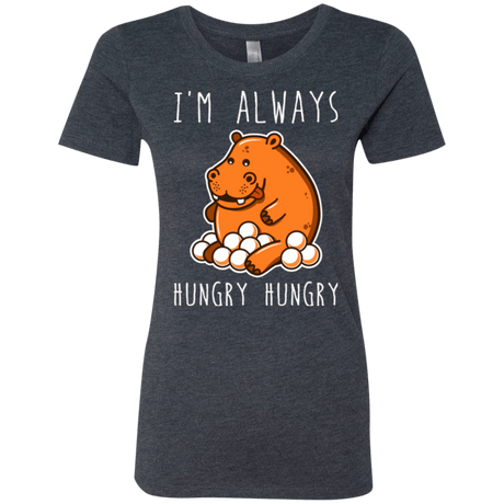 T-Shirts Vintage Navy / Small Hungry Hungry Women's Triblend T-Shirt