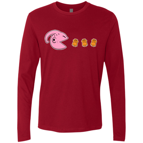 T-Shirts Cardinal / Small Hungry Monster Men's Premium Long Sleeve