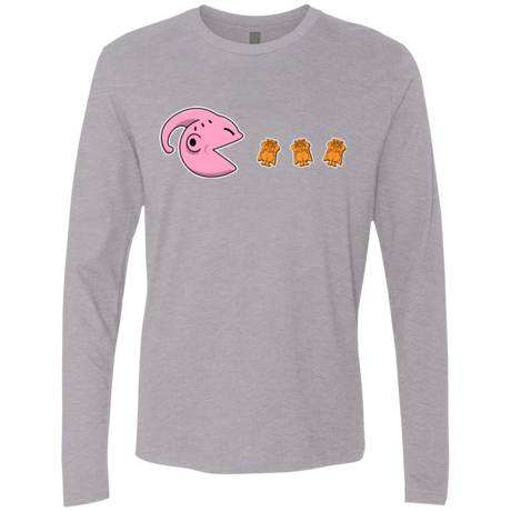 T-Shirts Heather Grey / Small Hungry Monster Men's Premium Long Sleeve