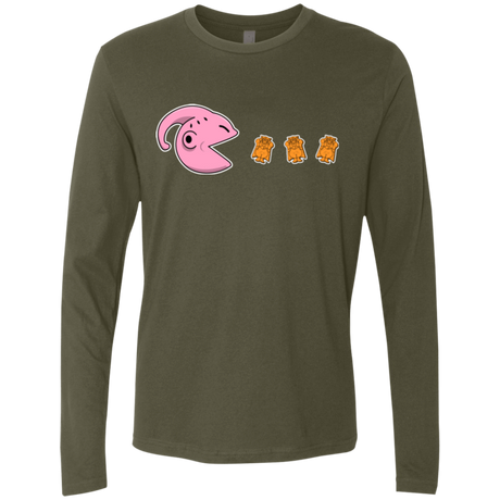 T-Shirts Military Green / Small Hungry Monster Men's Premium Long Sleeve