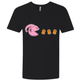 T-Shirts Black / X-Small Hungry Monster Men's Premium V-Neck