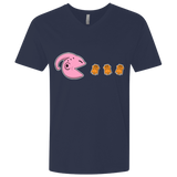 T-Shirts Midnight Navy / X-Small Hungry Monster Men's Premium V-Neck