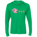 T-Shirts Hungry Monster Triblend Long Sleeve Hoodie Tee