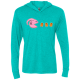 T-Shirts Hungry Monster Triblend Long Sleeve Hoodie Tee