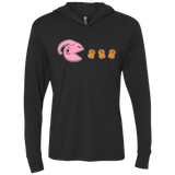 T-Shirts Vintage Black / X-Small Hungry Monster Triblend Long Sleeve Hoodie Tee