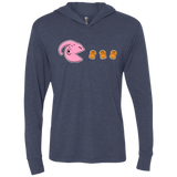 T-Shirts Vintage Navy / X-Small Hungry Monster Triblend Long Sleeve Hoodie Tee