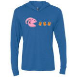 T-Shirts Vintage Royal / X-Small Hungry Monster Triblend Long Sleeve Hoodie Tee