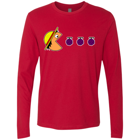 T-Shirts Red / Small Hungry Pirate Men's Premium Long Sleeve