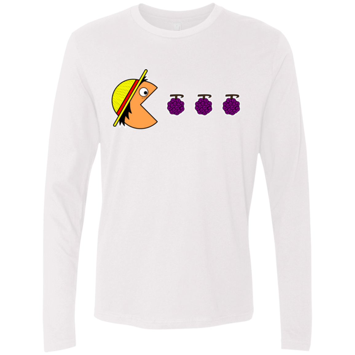 T-Shirts White / Small Hungry Pirate Men's Premium Long Sleeve