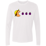 T-Shirts White / Small Hungry Pirate Men's Premium Long Sleeve
