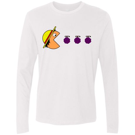T-Shirts White / Small Hungry Pirate Men's Premium Long Sleeve