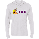T-Shirts Heather White / X-Small Hungry Pirate Triblend Long Sleeve Hoodie Tee