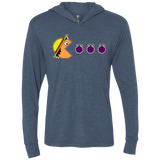 T-Shirts Indigo / X-Small Hungry Pirate Triblend Long Sleeve Hoodie Tee