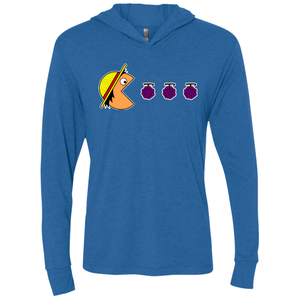 T-Shirts Vintage Royal / X-Small Hungry Pirate Triblend Long Sleeve Hoodie Tee