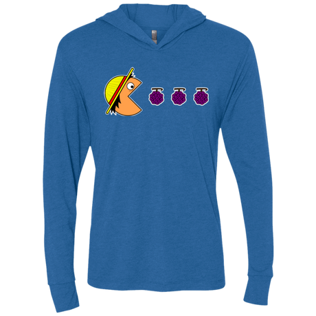 T-Shirts Vintage Royal / X-Small Hungry Pirate Triblend Long Sleeve Hoodie Tee