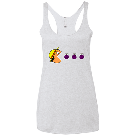 T-Shirts Heather White / X-Small Hungry Pirate Women's Triblend Racerback Tank