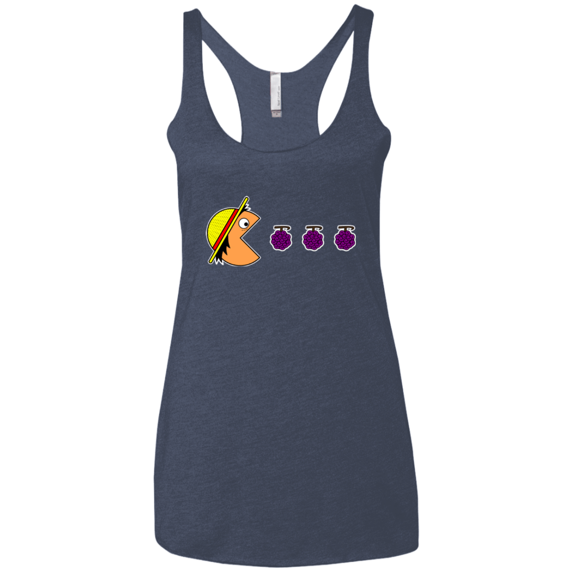 T-Shirts Vintage Navy / X-Small Hungry Pirate Women's Triblend Racerback Tank