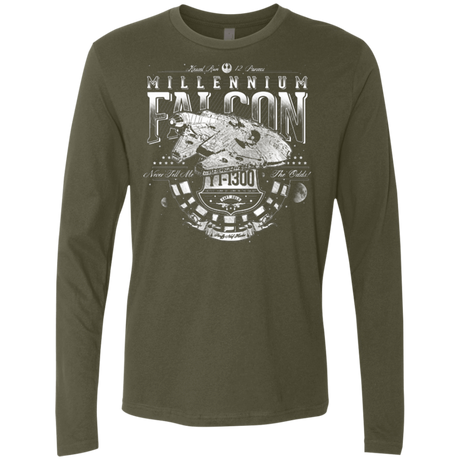 T-Shirts Military Green / Small Hunk A Junk Men's Premium Long Sleeve