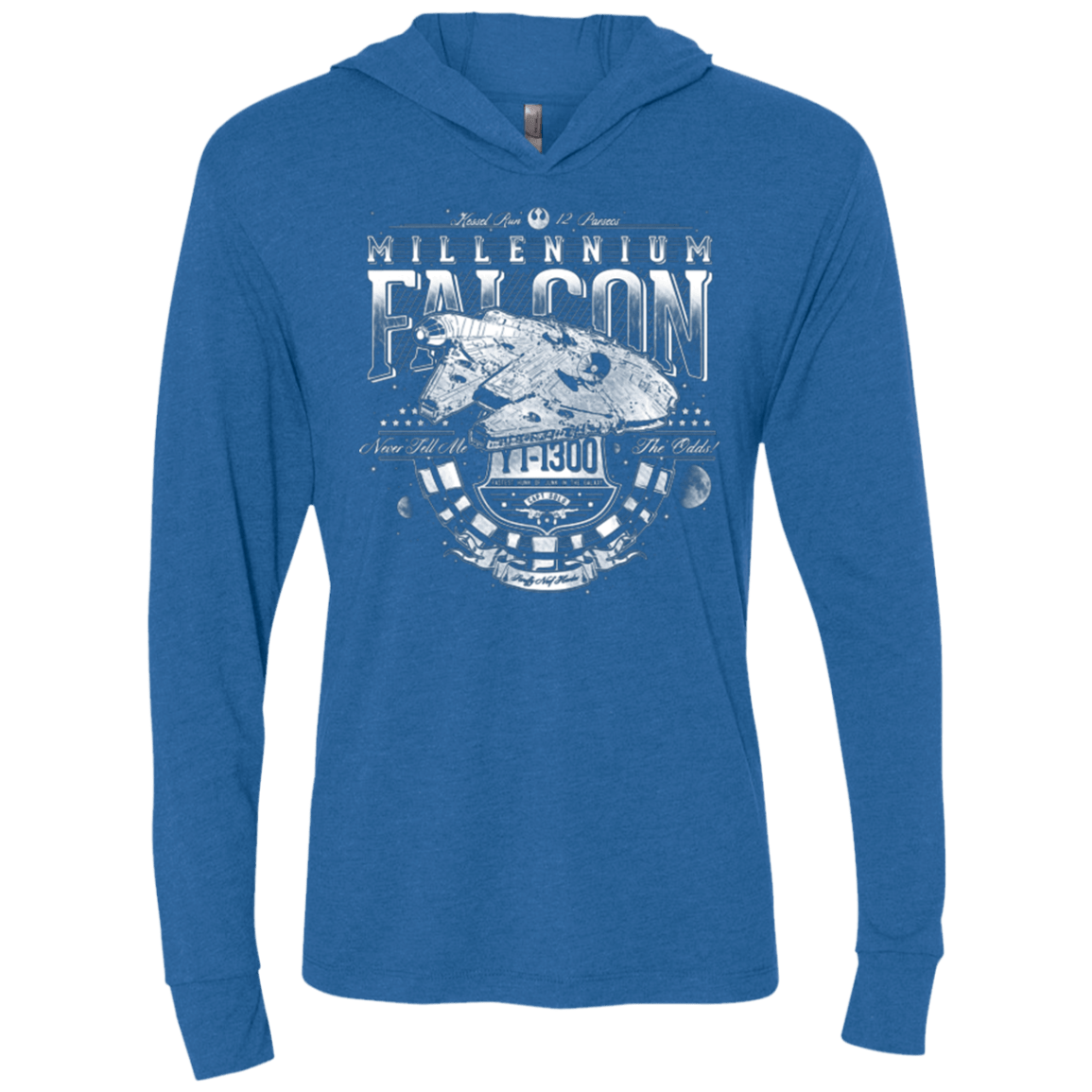 T-Shirts Vintage Royal / X-Small Hunk A Junk Triblend Long Sleeve Hoodie Tee