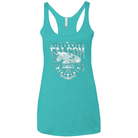 T-Shirts Tahiti Blue / X-Small Hunk A Junk Women's Triblend Racerback Tank