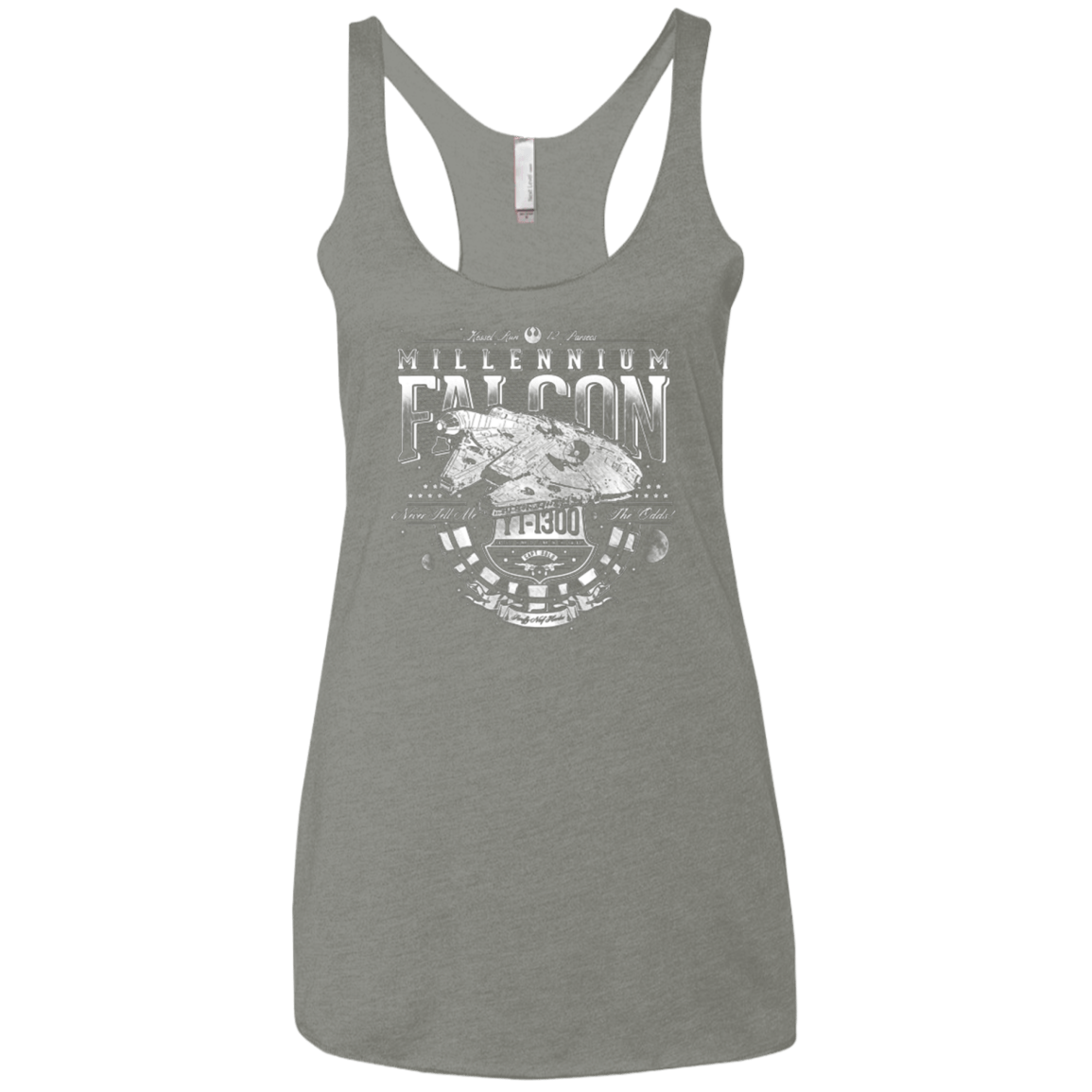 T-Shirts Venetian Grey / X-Small Hunk A Junk Women's Triblend Racerback Tank