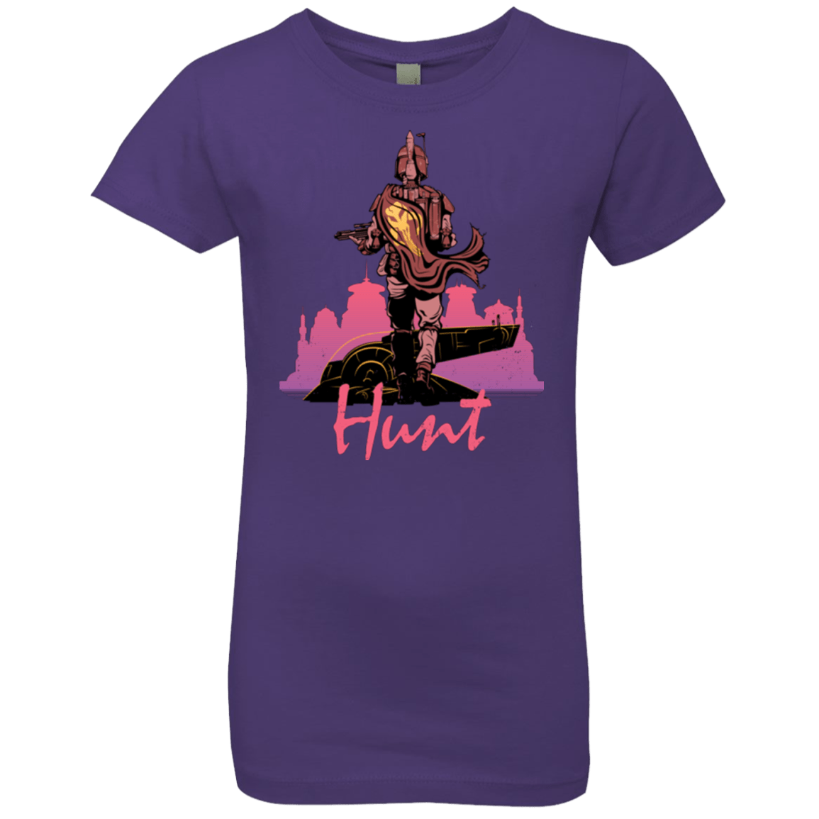 T-Shirts Purple Rush / YXS Hunt Girls Premium T-Shirt