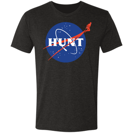 T-Shirts Vintage Black / S Hunt in Space Men's Triblend T-Shirt