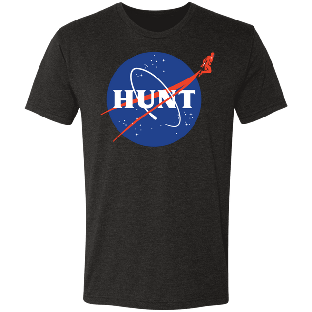 T-Shirts Vintage Black / S Hunt in Space Men's Triblend T-Shirt