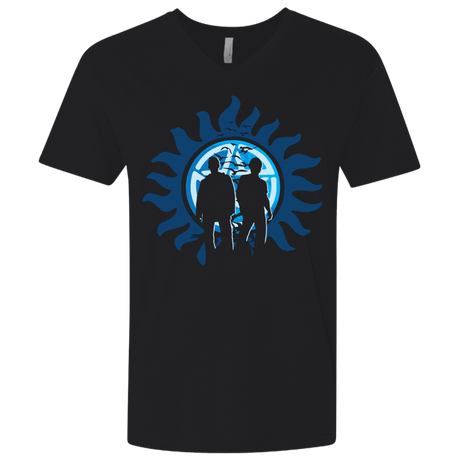 T-Shirts Black / X-Small Hunt Or Be Hunted Men's Premium V-Neck