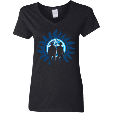 T-Shirts Black / S Hunt Or Be Hunted Women's V-Neck T-Shirt