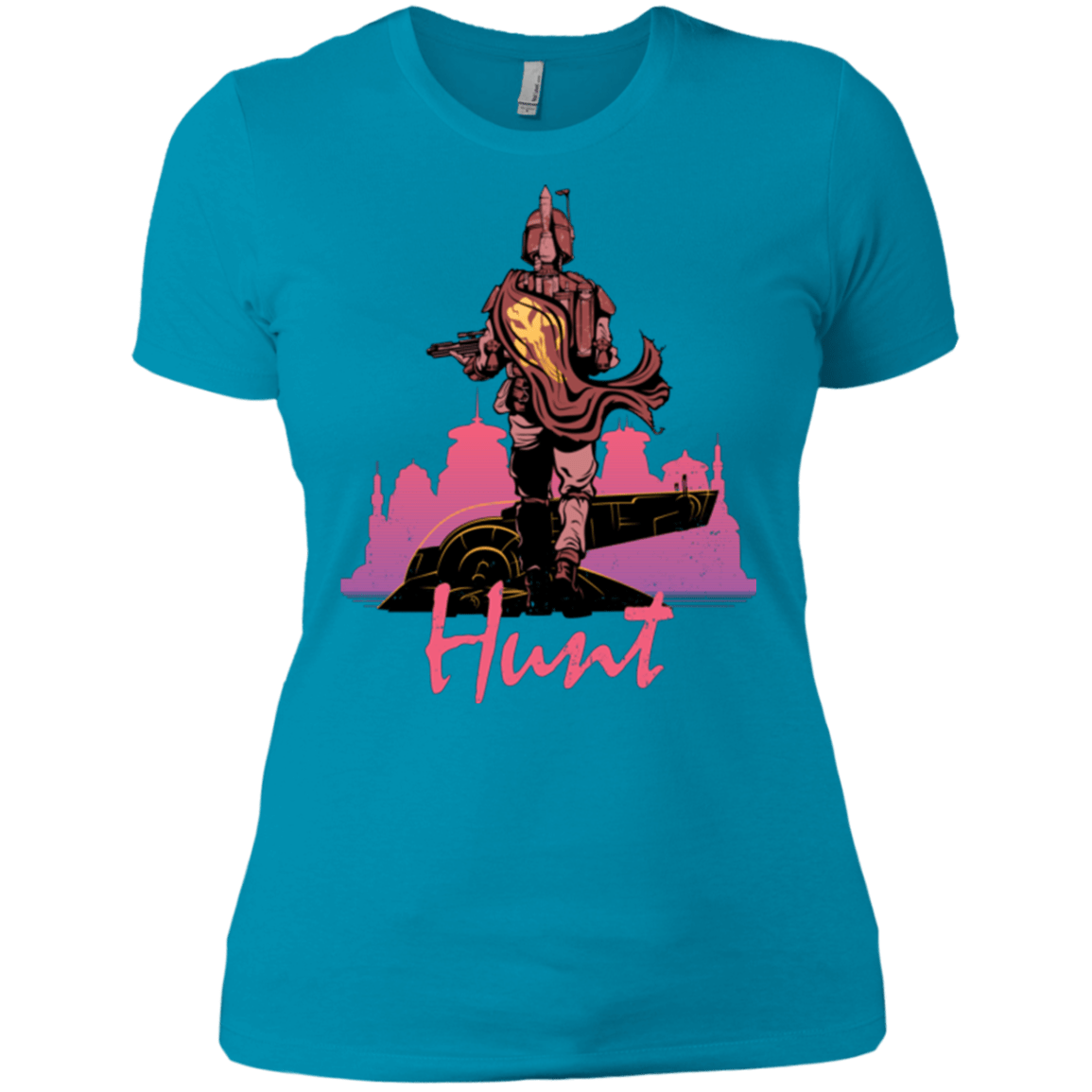 T-Shirts Turquoise / X-Small Hunt Women's Premium T-Shirt