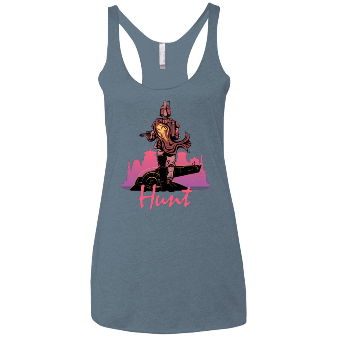 T-Shirts Indigo / X-Small Hunt Women's Triblend Racerback Tank