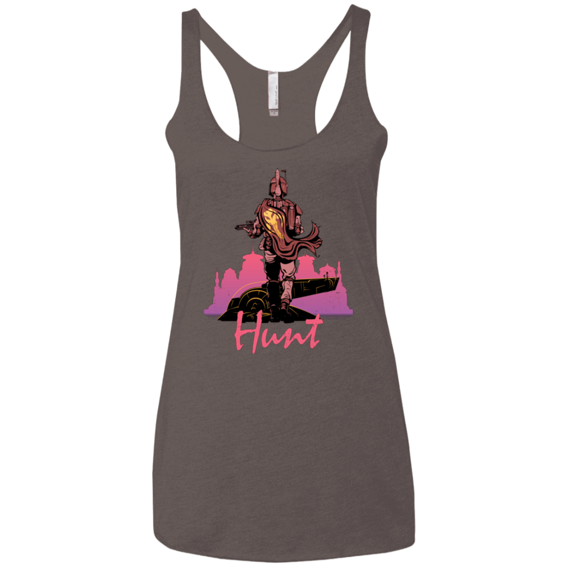 T-Shirts Macchiato / X-Small Hunt Women's Triblend Racerback Tank