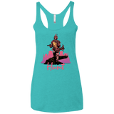 T-Shirts Tahiti Blue / X-Small Hunt Women's Triblend Racerback Tank