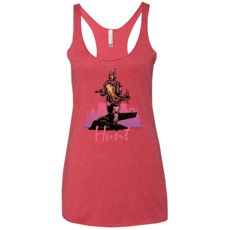 T-Shirts Vintage Red / X-Small Hunt Women's Triblend Racerback Tank
