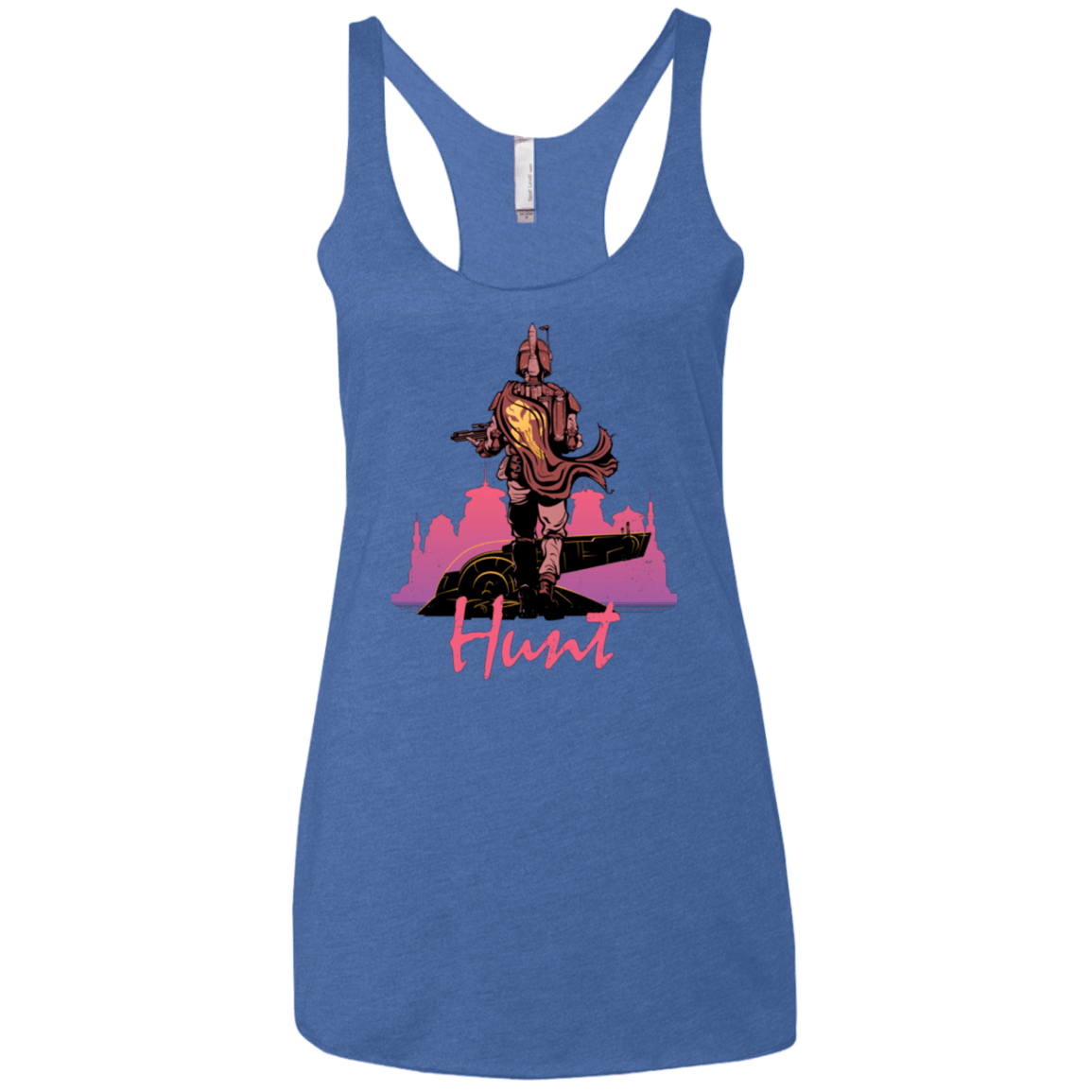 T-Shirts Vintage Royal / X-Small Hunt Women's Triblend Racerback Tank