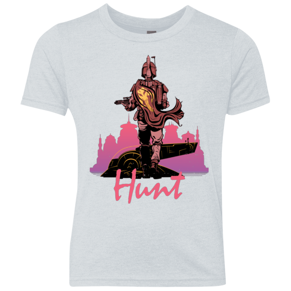T-Shirts Heather White / YXS Hunt Youth Triblend T-Shirt