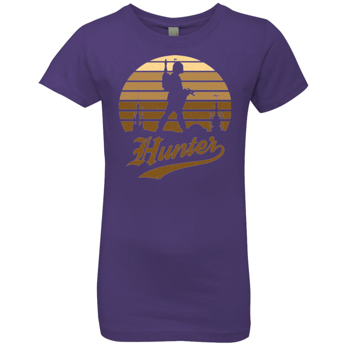 T-Shirts Purple Rush / YXS Hunter (1) Girls Premium T-Shirt