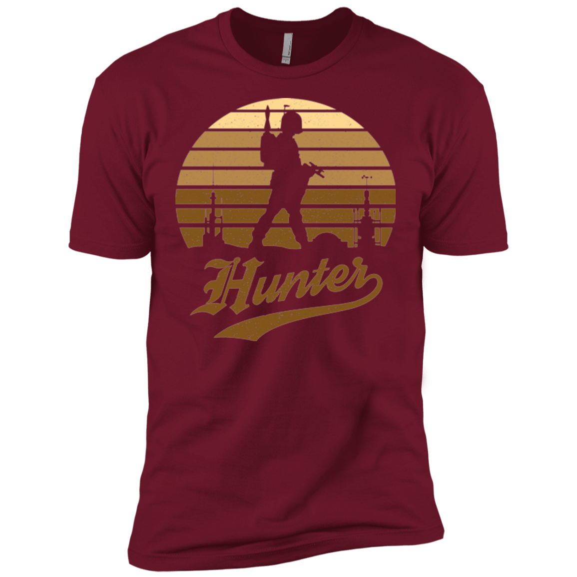 T-Shirts Cardinal / X-Small Hunter (1) Men's Premium T-Shirt