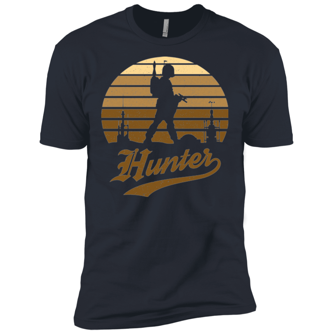T-Shirts Indigo / X-Small Hunter (1) Men's Premium T-Shirt